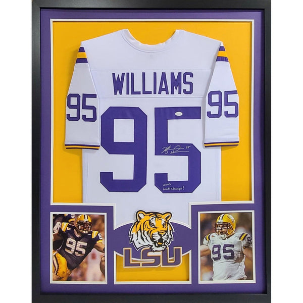 Kyle Williams Autographed Signed Framed LSU National Champions Jersey JSA