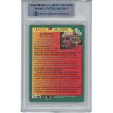 Joe Montana Autographed/Signed 1991 Fleer 408 Trading Card Beckett 47140