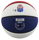 76ers Julius "Dr. J" Erving Authentic Signed ABA Basketball w/ Case BAS Wit 2