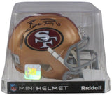 Brock Purdy Autographed San Francisco 49ers Mini Helmet Beckett Witness 56913
