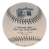Sammy Sosa Signed OML 2001 All-Star Game Logo Baseball (Beckett) Chicago Cubs OF