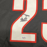 Donovan Clingan Signed Jersey PSA Autographed