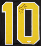 Ken Hodge Jr. Signed Boston Bruins Throwback Jersey (JSA) Son of Bruin Ken Hodge