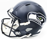 DEVON WITHERSPOON AUTOGRAPHED SEAHAWKS BLUE FULL SIZE HELMET MCS HOLO 229503