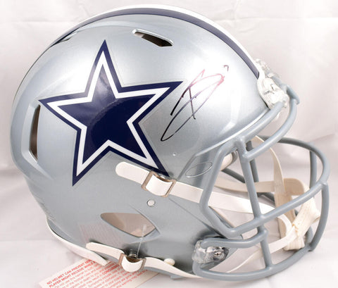 Trevon Diggs Autographed Dallas Cowboys F/S Speed Authentic Helmet-BeckettW Holo