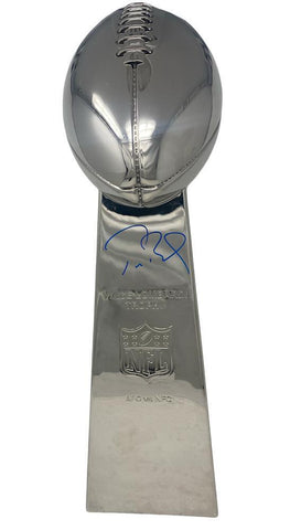 TOM BRADY Autographed Full Size Super Bowl Champion Lombardi Trophy JSA
