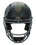 Chase Brown Autographed Cincinnati Bengals 2025 STS Authentic Helmet Beckett