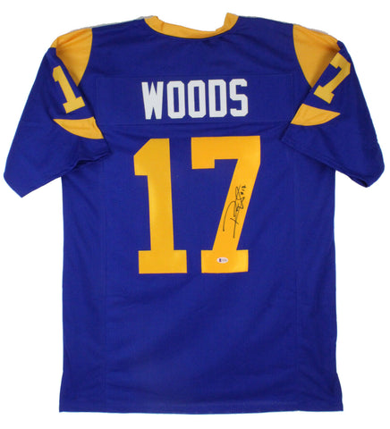 Robert Woods Authentic Signed Blue Pro Style Jersey Autographed BAS Witnessed