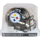 Jerome Bettis Autographed Pittsburgh Steelers Mini Helmet Beckett Witness 51638