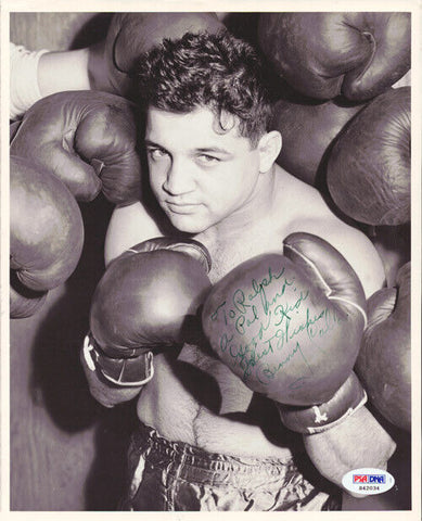Benny Calla Autographed Signed 8x10 Photo To Ralph PSA/DNA #S42034