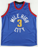 Nah'Shon Bones Hyland Signed Denver Nuggets Mile High City Jersey (JSA)VCU Guard