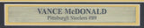 Vance McDonald Steelers Signed/Autographed 8x10 Color Photo Framed JSA 140838