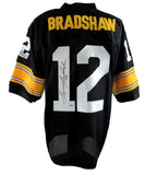 Terry Bradshaw HOF Signed Steelers Mitchell & Ness Jersey Sz 50 PSA 212766