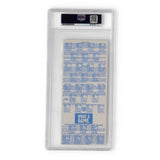 Livan Hernandez Signed 1997 World Series Ticket Inscribed 97 WS MVP/ Marlins PSA