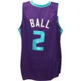 Lamelo Ball Autographed/Signed Pro Style Purple Jersey JSA 43529