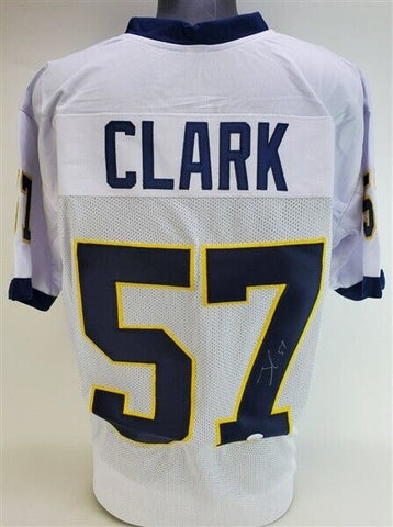 Frank Clark Signed Michigan Wolverines Jersey (JSA) Kansas City Chiefs Def. End