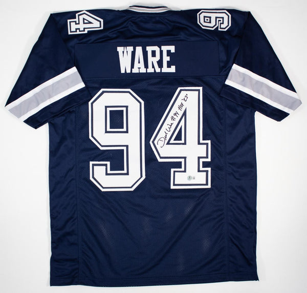 DeMarcus Ware Signed Dallas Cowboys Jersey Inscribed HOF 23 (Beckett) All Pro LB