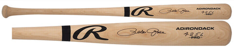Pete Rose Signed Rawlings Pro Blonde Baseball Bat w/4256 - (SCHWARTZ SPORTS COA)