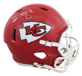 Chiefs Creed Humphrey Authentic Signed Full Size Speed Rep Helmet BAS Witnessed