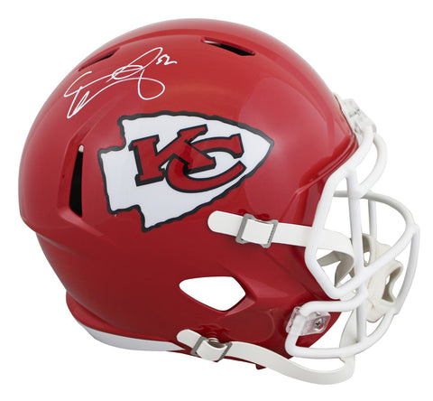 Chiefs Creed Humphrey Authentic Signed Full Size Speed Rep Helmet BAS Witnessed