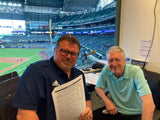 Pat Hughes Signed Rawlings Adirondack Big Stick Bat w/ Extensive Inscription PSA