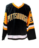 Tom Barrasso Signed Penguins Jersey (JSA COA) Pittsburgh Goalie 1988-1997