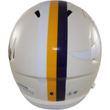 Randy Moss Autographed/Signed Minnesota Vikings F/S Retro Helmet Beckett 56330