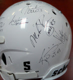 HEISMAN WINNERS AUTOGRAPHED FULL SIZE HELMET 23 SIGS SANDERS STEINER 121616