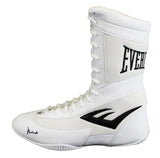 Muhammad Ali Signed White Everlast Boxing Shoe Size 11.5 Auto 10! PSA #4A54362