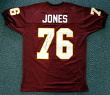 FLORIDA STATE SEMINOLES WALTER JONES AUTOGRAPHED RED JERSEY MCS HOLO 72405