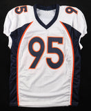 Derek Wolfe Signed Broncos Jersey Inscribed "You Missed MF**" & "MAGA" (Beckett)