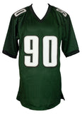 Jordan Davis Signed Custom Green Pro Style Football Jersey JSA