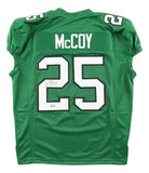 LeSean McCoy Philadelphia Signed Kelly Green Pro-Cut Jersey BAS