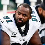 Fletcher Cox Signed Philadelphia Eagle Black Jersey (Beckett Holo) 4xPro Bowl DE