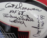 NFL HOFers Multi-Signed (18) Full Size Authentic Football Helmet Unitas 213066
