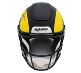Marshall Faulk Signed Los Angeles Rams SpeedFlex Authentic Rivalries NFL Helmet