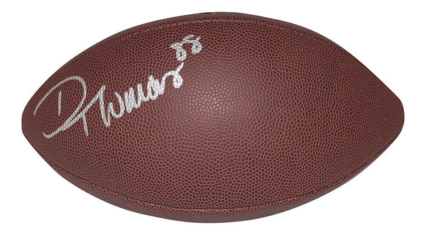 Demaryius Thomas Autographed/Signed Super Grip Football Beckett 40528