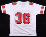 Merton Hanks Signed Francisco 49ers Jersey (JSA) Super Bowl XXIX Champion D.B.