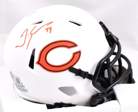 Tremaine Edmunds Signed Chicago Bears Lunar Speed Mini Helmet-Beckett W Hologram