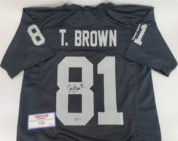 Tim Brown Signed Oakland Raiders Jersey (TriStar Hologram) All Pro