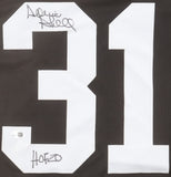 Donnie Shell Signed Pittsburgh Steelers Career Stat Jersey Inscbd "HOF 20" (JSA)