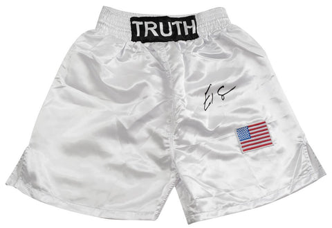 Errol Spence Jr Signed Truth White Custom Boxing Trunks- (BECKETT COA)