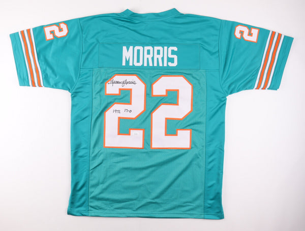 Mercury Morris Signed Miami Dolphins Jersey (JSA COA) Inscribed "1972 17-0" / RB