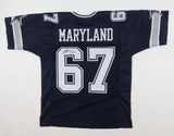 Russell Maryland Signed Dallas Cowboys Jersey (JSA COA) 3xSuper Bowl Champ / D.T