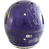 Ray Lewis Autographed Baltimore Ravens Authentic Flash Helmet Beckett 49562