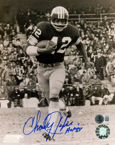 Charley Taylor Autographed Washington Redskins 8x10 Photo HOF Beckett 56770
