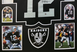 FRAMED OAKLAND RAIDERS RICH GANNON AUTOGRAPHED SIGNED JERSEY BECKETT HOLOGRAM