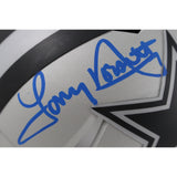 Tony Dorsett Autographed/Signed Dallas Cowboys Rave Mini Helmet Beckett 49602