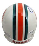 Ronnie Brown Signed/Autographed Dolphins Mini Football Helmet JSA 213126