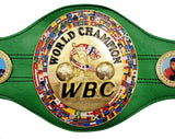 Mike Tyson Signed Green WBC World Championship Belt Beckett Wit
